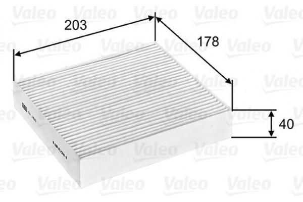 Valeo Φίλτρο, Αέρας Εσωτερικού Χώρου - 715603