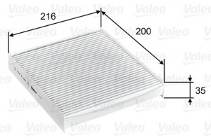 Valeo Φίλτρο, Αέρας Εσωτερικού Χώρου - 715746