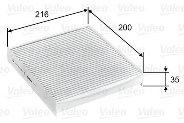 Valeo Φίλτρο, Αέρας Εσωτερικού Χώρου - 715746