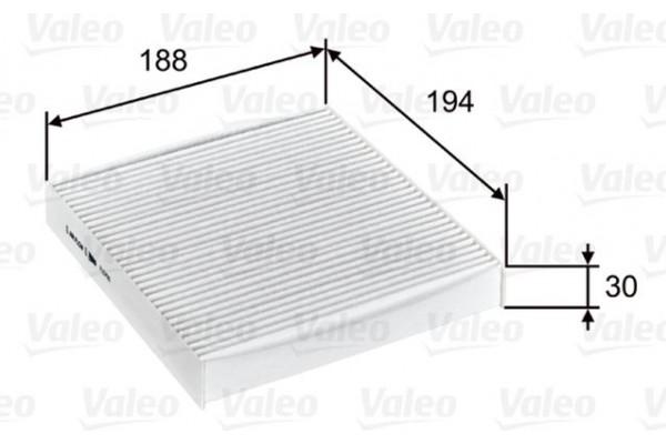 Valeo Φίλτρο, Αέρας Εσωτερικού Χώρου - 715755