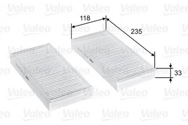 Valeo Φίλτρο, Αέρας Εσωτερικού Χώρου - 715812