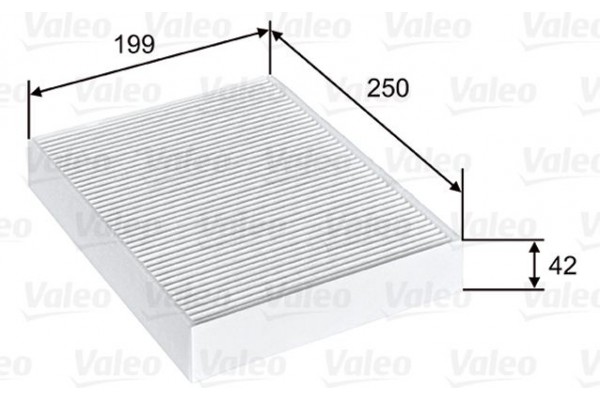 Valeo Φίλτρο, Αέρας Εσωτερικού Χώρου - 715815