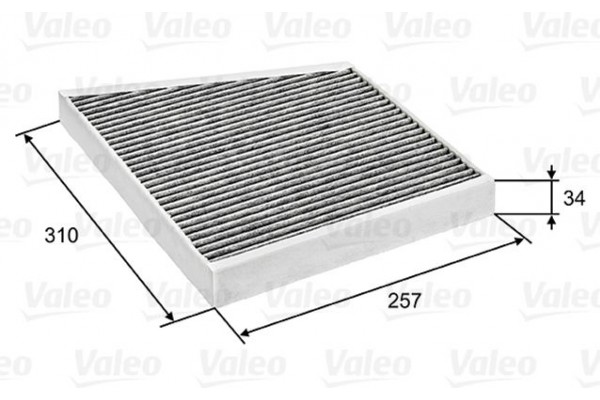 Valeo Φίλτρο, Αέρας Εσωτερικού Χώρου - 698741