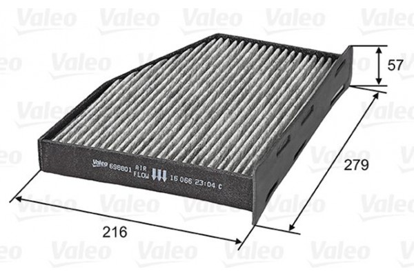 Valeo Φίλτρο, Αέρας Εσωτερικού Χώρου - 698801