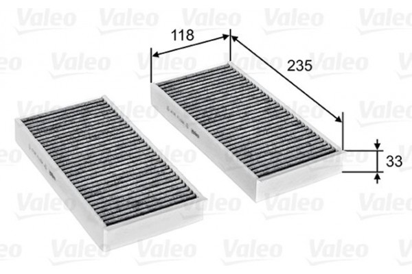 Valeo Φίλτρο, Αέρας Εσωτερικού Χώρου - 715811