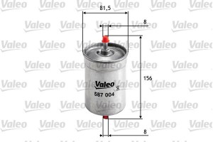 Valeo Φίλτρο Καυσίμου - 587004