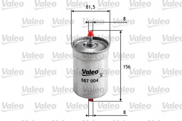 Valeo Φίλτρο Καυσίμου - 587004 Valeo Φίλτρο Καυσίμου - 587004