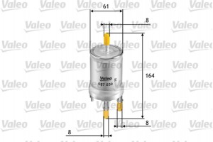 Valeo Φίλτρο Καυσίμου - 587030