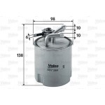 Valeo Φίλτρο Καυσίμου - 587564 Valeo Φίλτρο Καυσίμου - 587564