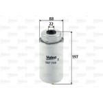 Valeo Φίλτρο Καυσίμου - 587739 Valeo Φίλτρο Καυσίμου - 587739