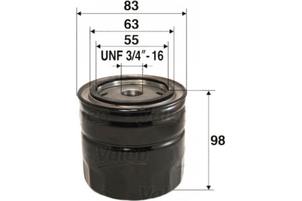 Valeo Φίλτρο Λαδιού - 586071