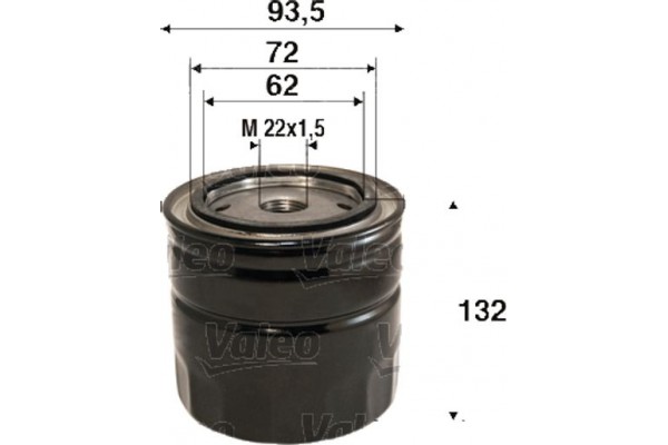 Valeo Φίλτρο Λαδιού - 586115