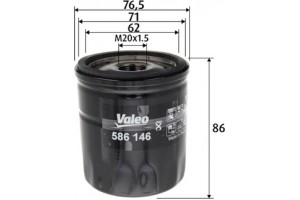 Valeo Φίλτρο Λαδιού - 586146