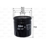 Valeo Φίλτρο Λαδιού - 586147