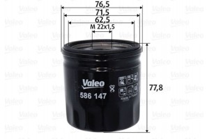 Valeo Φίλτρο Λαδιού - 586147