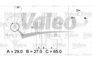 Valeo Γεννήτρια - 433464