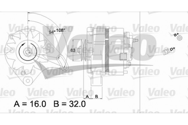 Valeo Γεννήτρια - 436118