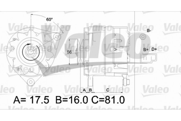 Valeo Γεννήτρια - 436223