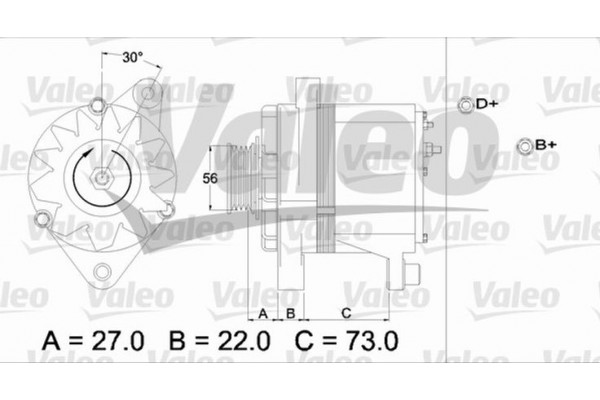 Valeo Γεννήτρια - 436242