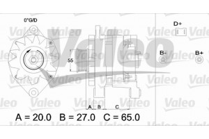 Valeo Γεννήτρια - 436254