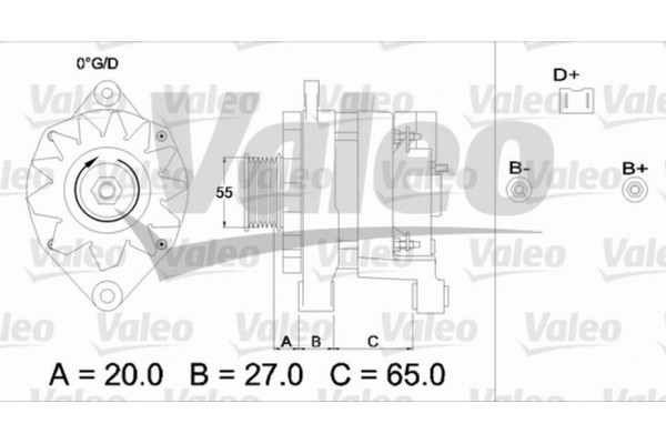 Valeo Γεννήτρια - 436254