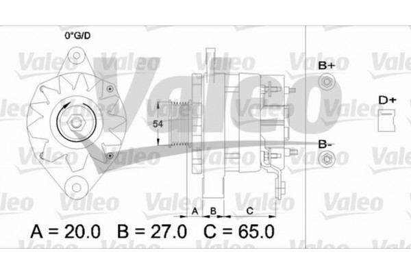 Valeo Γεννήτρια - 436309