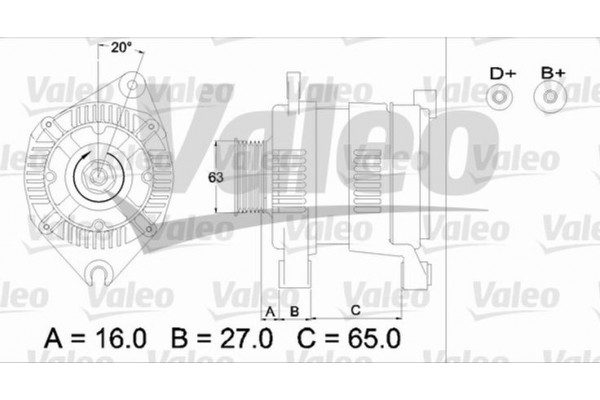 Valeo Γεννήτρια - 436340