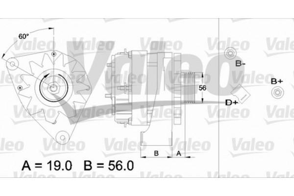 Valeo Γεννήτρια - 436343