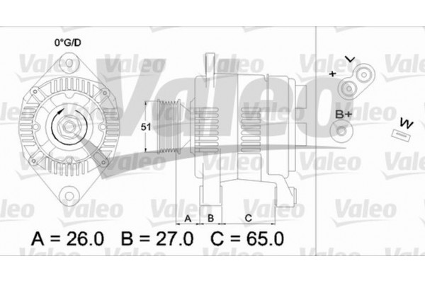 Valeo Γεννήτρια - 436383