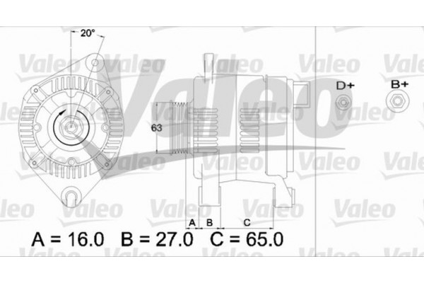 Valeo Γεννήτρια - 436475