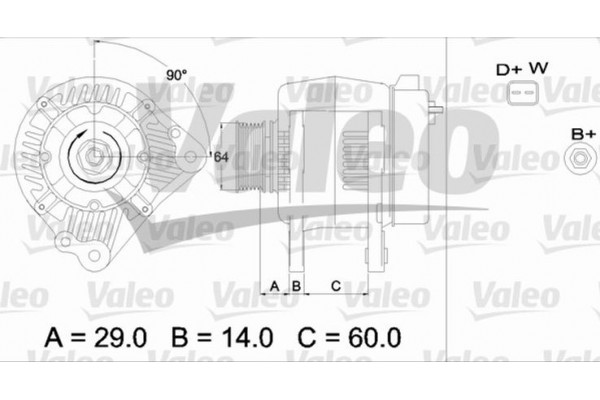 Valeo Γεννήτρια - 436484