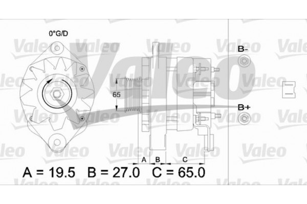 Valeo Γεννήτρια - 436594