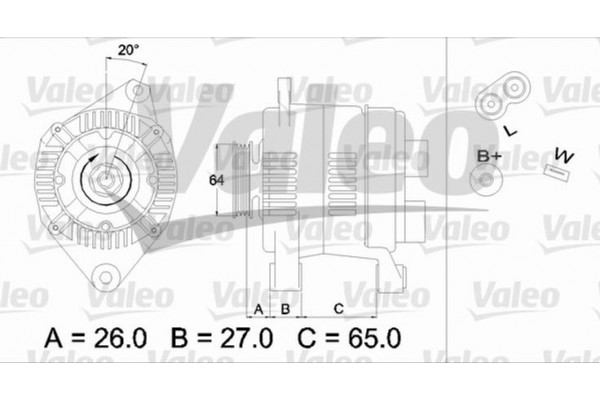 Valeo Γεννήτρια - 436615