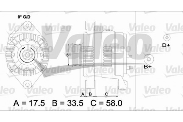 Valeo Γεννήτρια - 436683