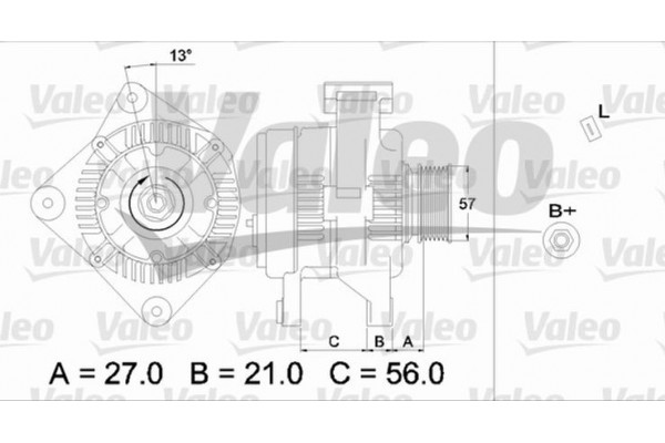 Valeo Γεννήτρια - 436702