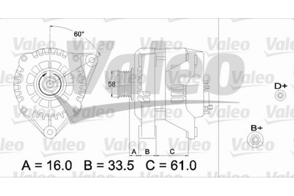 Valeo Γεννήτρια - 436720