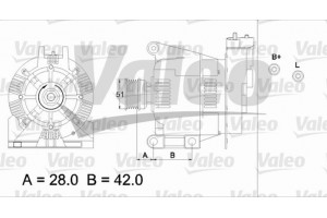 Valeo Γεννήτρια - 436732