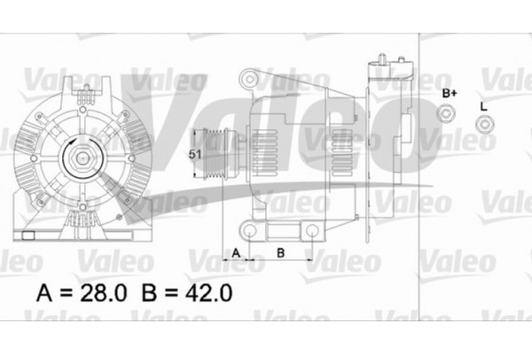 Valeo Γεννήτρια - 436732