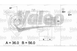 Valeo Γεννήτρια - 437187