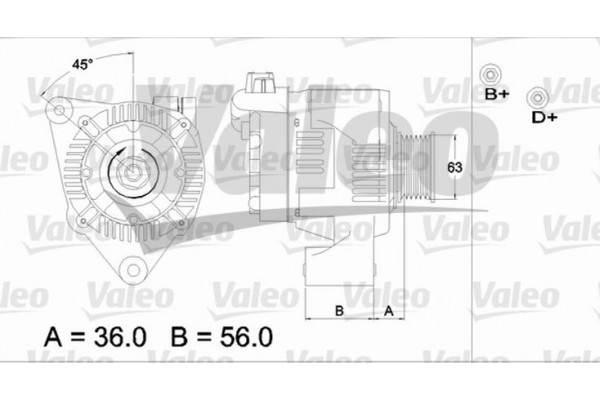 Valeo Γεννήτρια - 437187