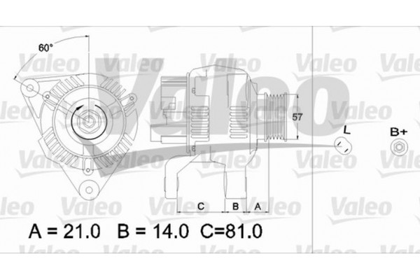 Valeo Γεννήτρια - 437188