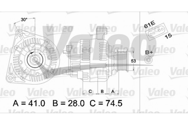 Valeo Γεννήτρια - 437320