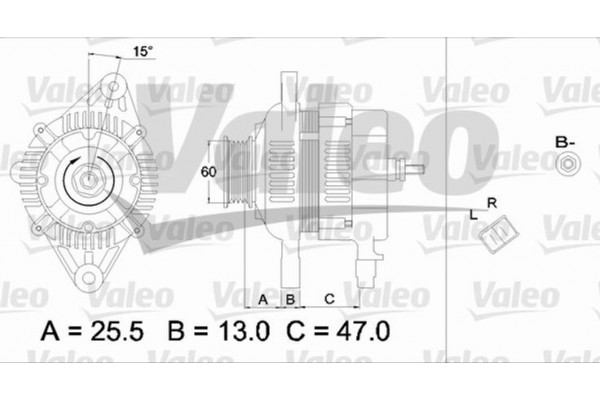 Valeo Γεννήτρια - 437337