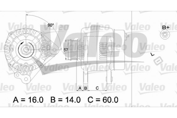 Valeo Γεννήτρια - 437341