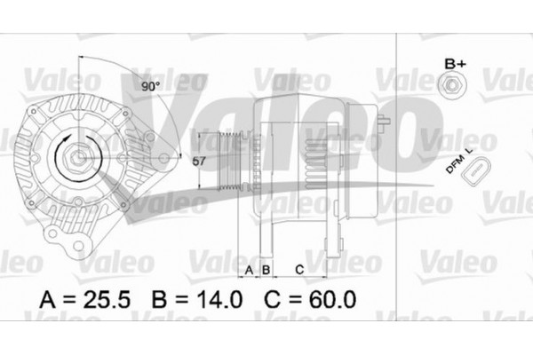 Valeo Γεννήτρια - 437396