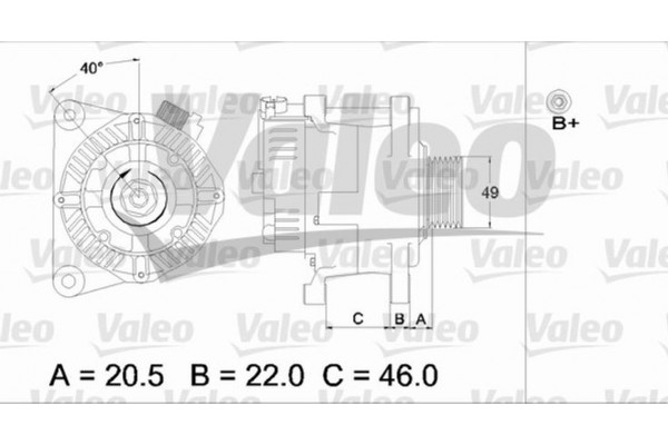 Valeo Γεννήτρια - 437409