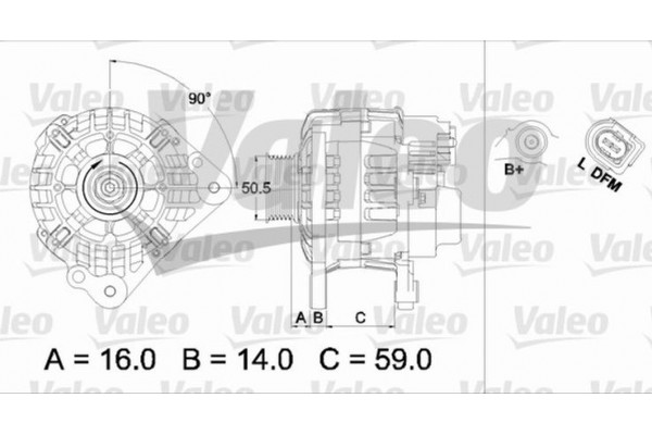 Valeo Γεννήτρια - 437444