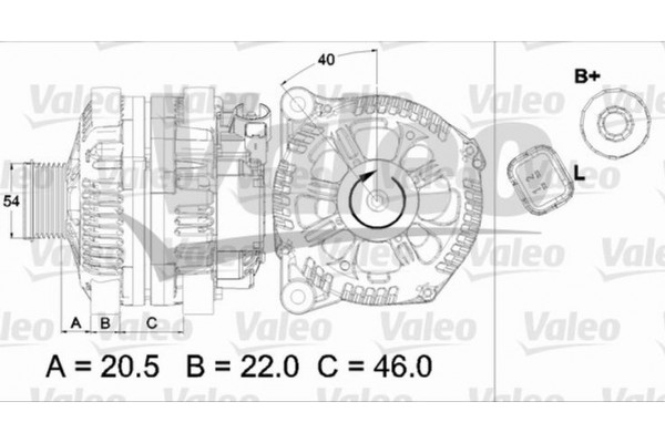 Valeo Γεννήτρια - 437458