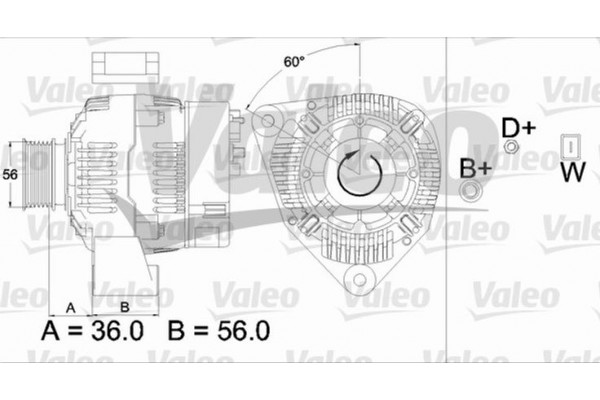 Valeo Γεννήτρια - 437489