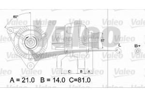 Valeo Γεννήτρια - 437188